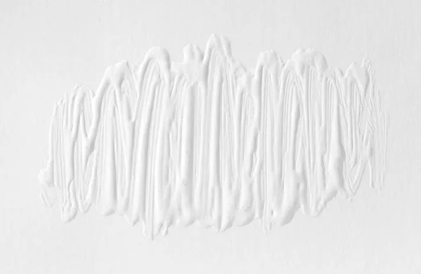 Textur Aus Weißer Farbe Mit Handgefertigten Pinselstrichen Dekorelemente Für Modernes — Stockfoto