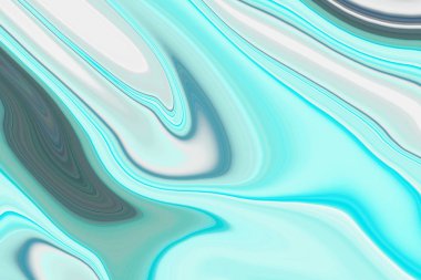 Modern trend gölgesinde neo naneli arka plan, dalgaları ve desenleri olan güzel bir desen kirpiği. Ekran koruyucu ya da paketleme için şablon, mavi ile soyut illüstrasyon. 