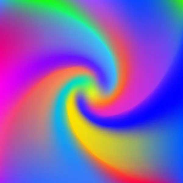 カラフルなスパイラル。多色虹の背景を抽象化します。ベクトルお祝いイラスト. — ストックベクタ