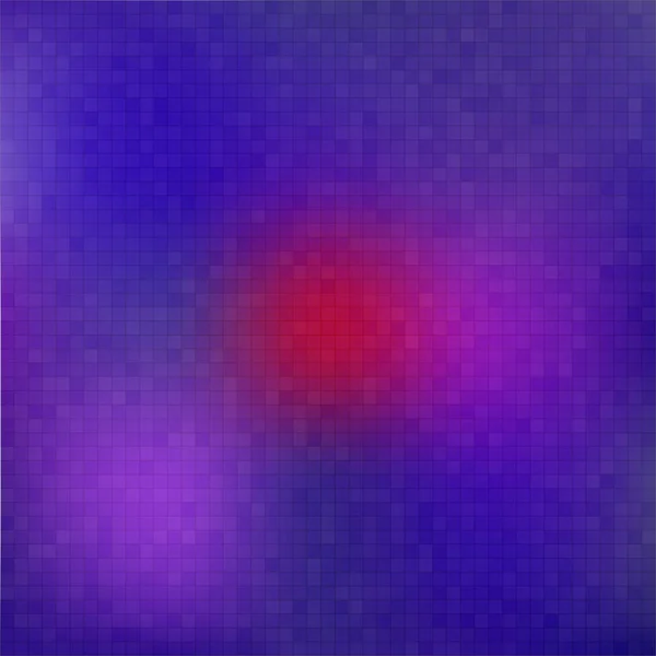 Pixel kék és piros háttér. Absztrakt vektor illusztráció. Pixel art design. — Stock Vector