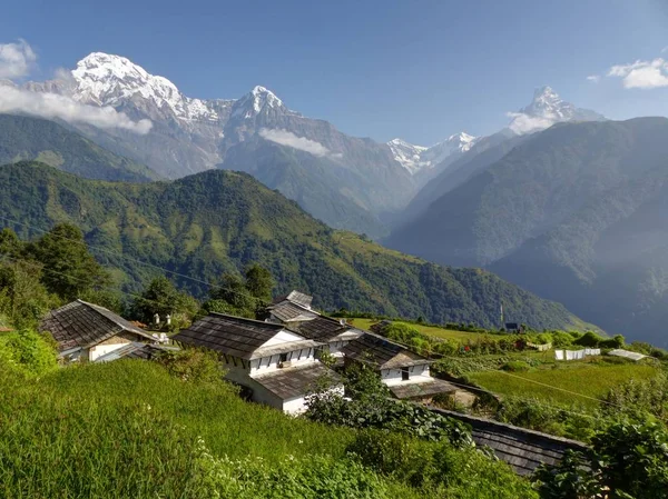 Sneeuw bedekte Himalaya — Stockfoto