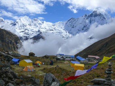 Annapurna Merkez kamp, Mount Machapuchare