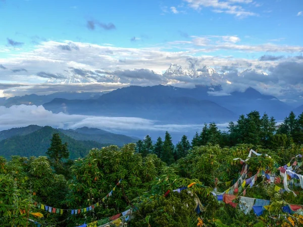 Himalaya from Poon Hill, Nepal — Stock Photo, Image