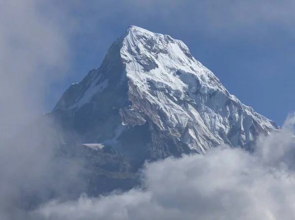 Vertice di Annapurna da Poon Hill, Nepal — Foto Stock