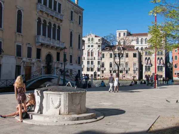 Venice - square San Vio — Stock Photo, Image