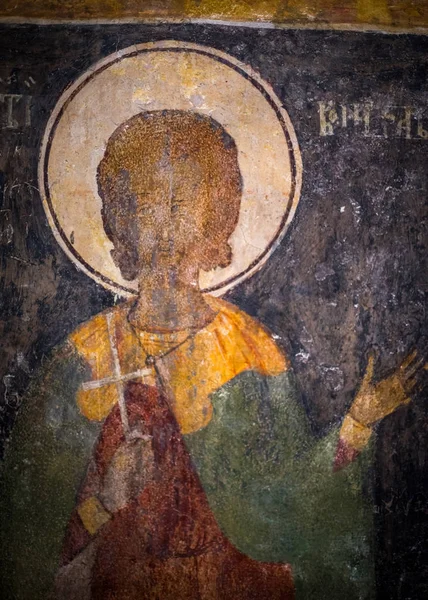 Starożytnych, malarstwo w kościele — Zdjęcie stockowe