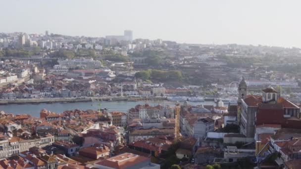 Vista panorámica de Oporto, Portugal — Vídeo de stock
