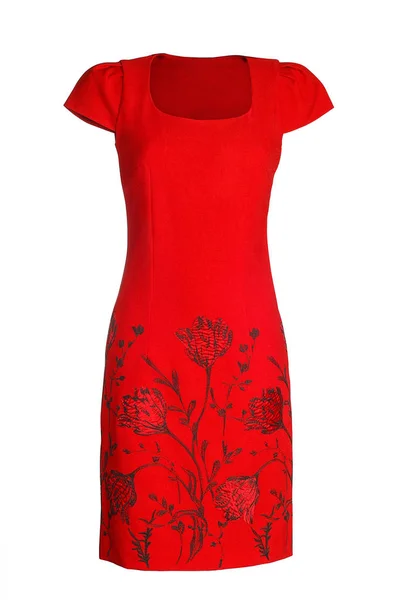 Bayan kırmızı elbise modelleri