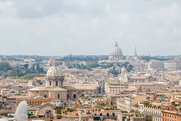 Вид з аероміського пейзажу центру Риму від Вітторіано Palace, регіон Лаціо, Італія. — стокове фото