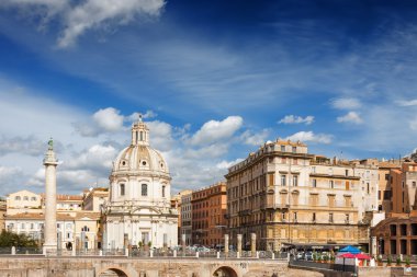Roma, Lazio bölgesi, İtalya caddelerinden biri.