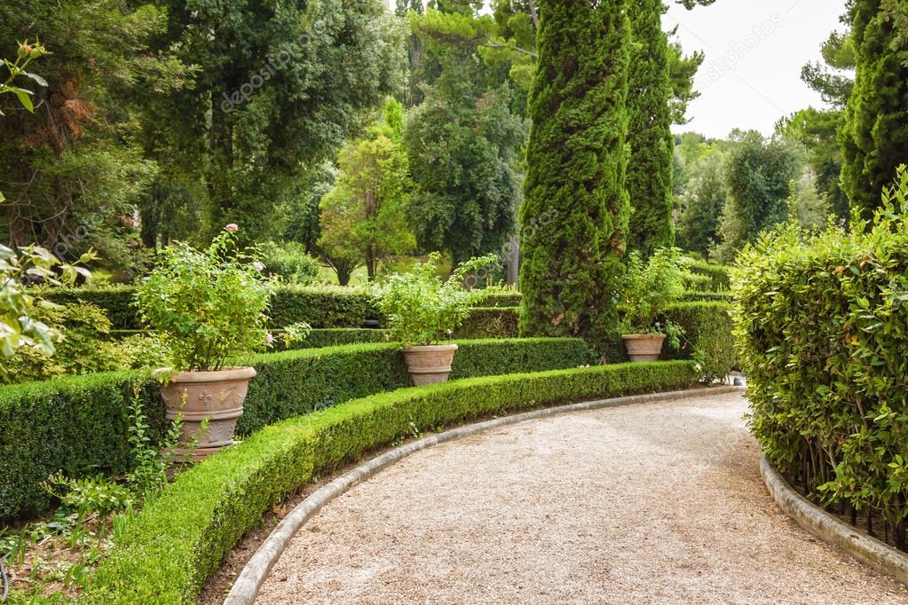 Brunnen und Garten der Villa d �este, Tivoli in der Nähe
