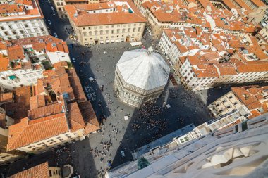 Güneşli görünümünden bakış açısı Campanilla, Toscana Eyaleti, İtalya, Floransa.