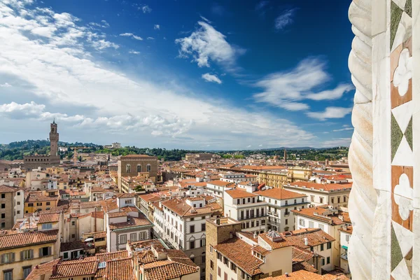 Güneşli görünümünden bakış açısı Campanilla, Toscana Eyaleti, İtalya, Floransa. — Stok fotoğraf