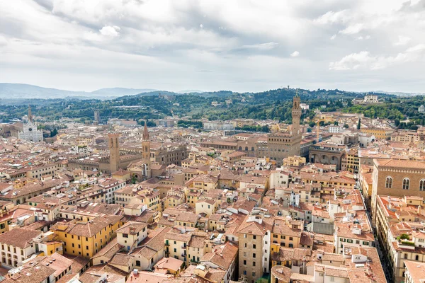 Güneşli görünümünden bakış açısı Campanilla, Toscana Eyaleti, İtalya, Floransa. — Stok fotoğraf