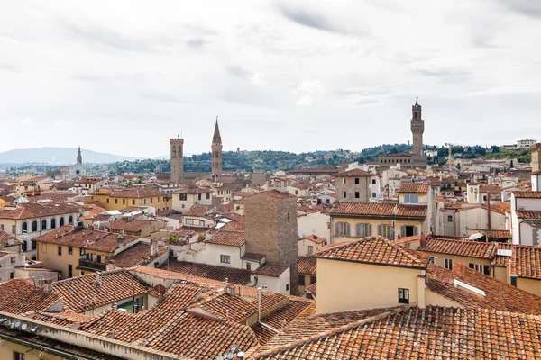 Güneşli görünümünden bakış açısı Campanilla, Toscana Eyaleti, İtalya, Floransa. — Stok fotoğraf