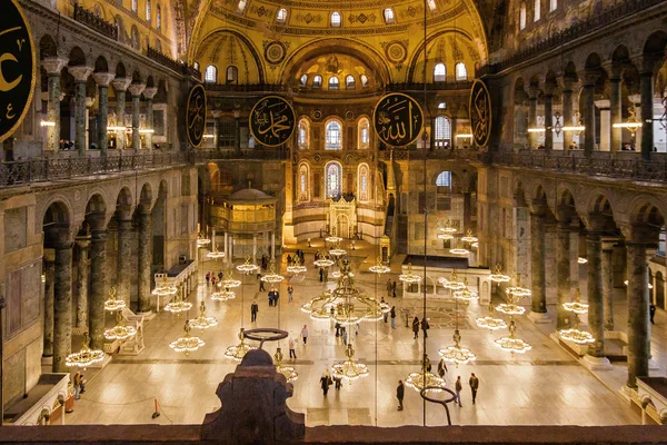 Εσωτερικό του Αγία Σοφία, (Αγίας Σοφίας Ayasofya), Κωνσταντινούπολη, Τουρκία. — Φωτογραφία Αρχείου