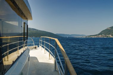 Beautiful Mediterranean landscape, mountains, Bay of Kotor and A