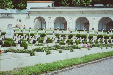 Anıtlar ve Lychakivske Mezarlığı, Lviv, Ukrayna, Avrupa mimari ayrıntıları göster