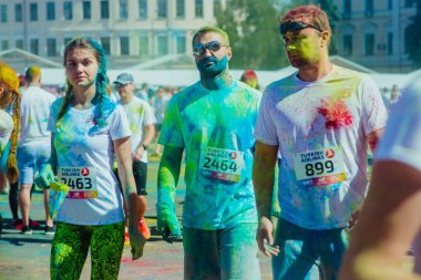 Maraton Colorrun Kiev 2017, Ukrayna nın çekimleri raporlama. 04 Haziran 2017.