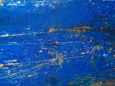 Lüks soyut sanat eserleri arka plan turkuaz mavi ve altın rengi. Soyut sanat geçmişi. Tuval üzerine yağlı boya boya. Çok renkli parlak bir doku. Sanat eserinin bir parçası