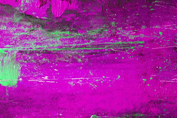 Luxury Abstract Art Painting Background Ultraviolet Pink Green Abstract Art — Stock Photo, Image