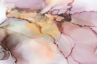 Soyut renkli arka plan, duvar kağıdı. Akrilik boyaları karıştırıyorum. Modern sanat. Mermer dokusu. Alkol mürekkebi renkleri yarı saydam. Alkol soyut modern sanat sıvısı. Karşıtlık Mürekkebi deseni