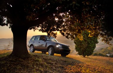 Casale Marittimo, Pisa, Toskana, İtalya - off-road