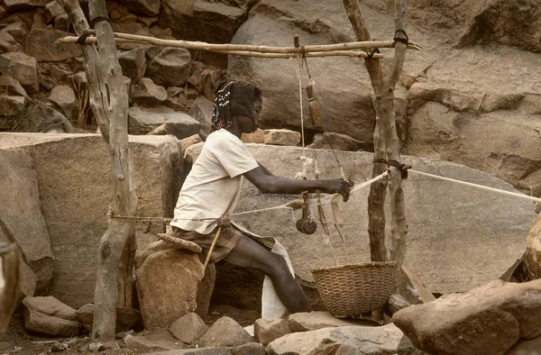 Dogon village, Dogon ülke, Tireli, Mali, Afrika