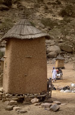 Dogon village, Dogon ülke, Tireli, Mali, Afrika