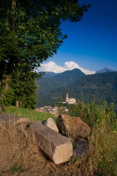 Molina di Fiemme, Trentino Alto Adige, Itália — Fotografia de Stock