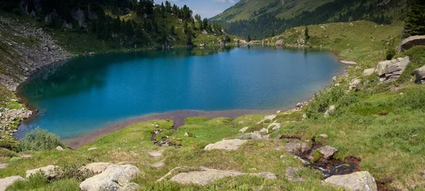 Lagorai-Gebirge. trentino alto adige. italien, stellune lak — Stockfoto