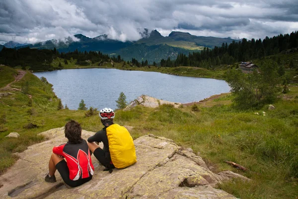 Montagna Lagorai. Trentino Alto Adige. Italia, strada per olbricon l — Foto Stock