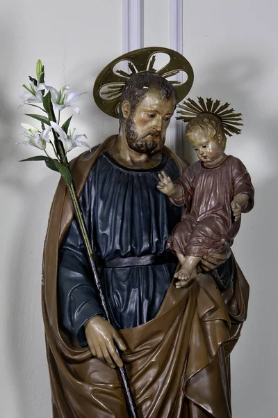 세 시 나, 레그, 이탈리아-세인트 조셉의 동상 — 스톡 사진