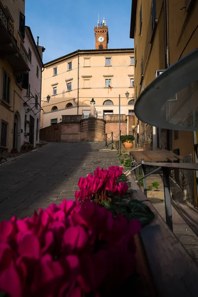 Castagneto Carducci, Leghorn, Italia - La calle principal Guglielmo Marconi —  Fotos de Stock