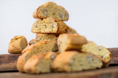 Tatlı bisküvi cantuccini badem ile