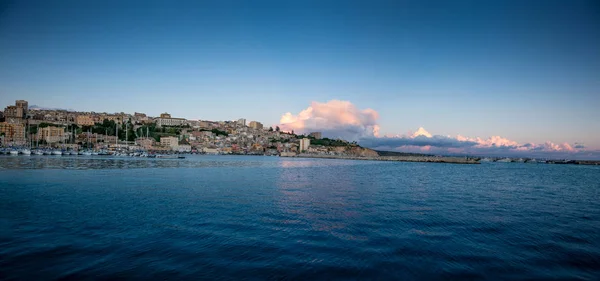Sciacca, Itálie - 18. října 2009: panoramatický výhled na pobřeží v Sciacca — Stock fotografie