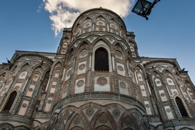 Monreale İtalya - Ekim 13, 2009: Monreale Katedrali inşa 