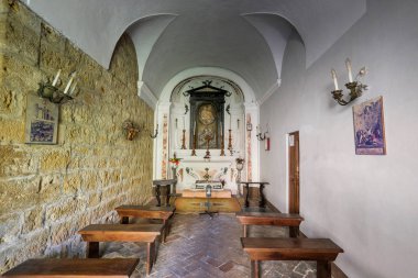 Volterra, Toskana - 21 Mayıs 2017 - küçük San Felice kilise 