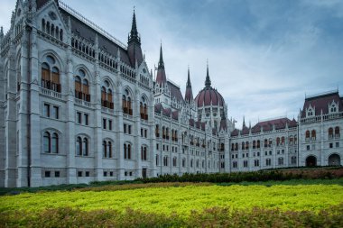 Budapeşte, Macaristan - Parlamentosu görünümü