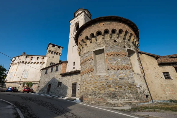 Lerma, Piedmont, İtalya - kale — Stok fotoğraf