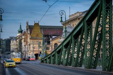 Budapeşte Macaristan'ın başkenti tarafından Tuna nehri geçti.
