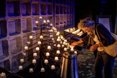 BERLIN, GERMANY - SEPTEMBER 23, 2015: Kaiser Wilhelm Memorial Ch