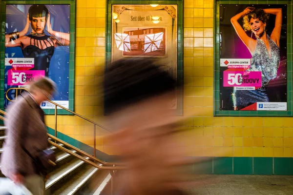 BERLIN, ALLEMAGNE - 23 SEPTEMBRE 2015 : Wittenbergplatz U-Bahn — Photo