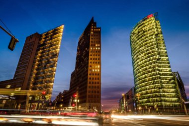 Berlin, Almanya - 24 Eylül 2015: manzarası mali d