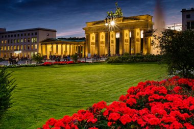 BERLIN, GERMANY - SEPTEMBER 23, 2015: Famous Brandenburger Tor (