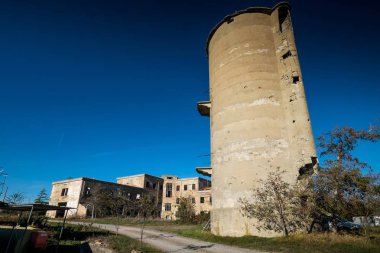 Volterra, Pisa, İtalya - 1 Kasım 2017: eski Colonia Tanzi