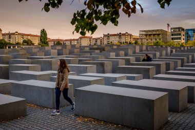 Berlin, Germany - September 23, 2015: Holocaust Memorial, Berlin