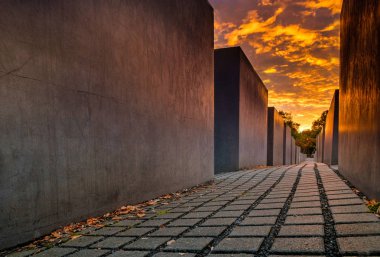 Berlin, Germany - September 23, 2015: Holocaust Memorial, Berlin