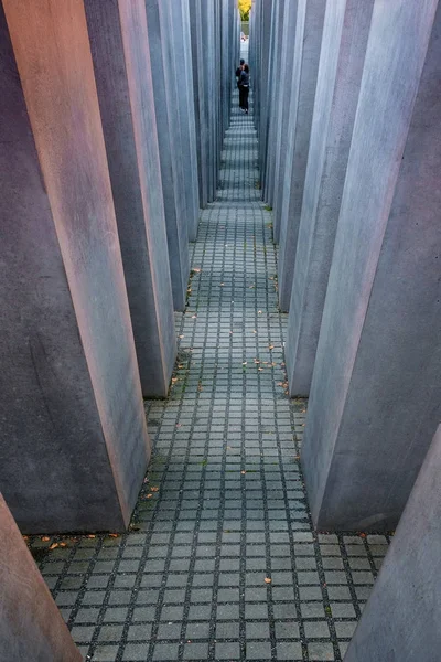 Berlin, Germany - September 23, 2015: Holocaust Memorial, Berlin — Stok fotoğraf
