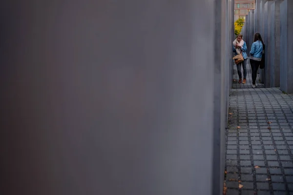 Berlin, Germany - September 23, 2015: Holocaust Memorial, Berlin — Stock Photo, Image